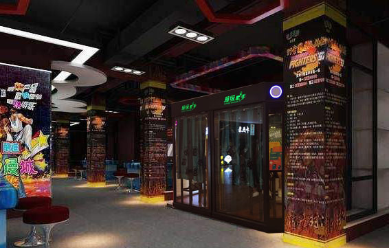 電玩城里的唱歌機